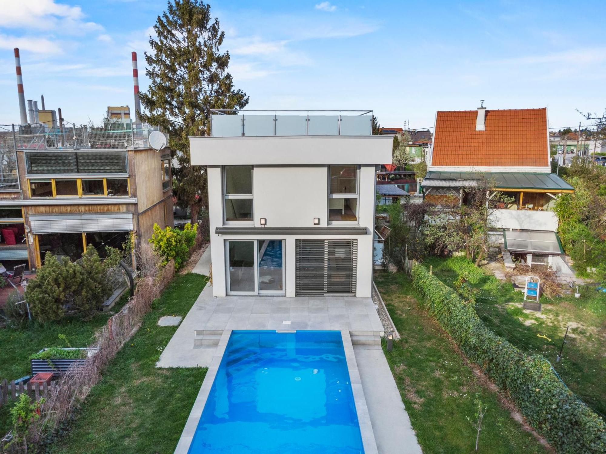 Villa Jaeger Mit Pool In Wien Esterno foto